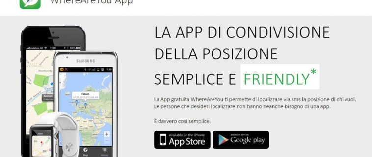 Stiamo al sicuro grazie all’app Where Are You